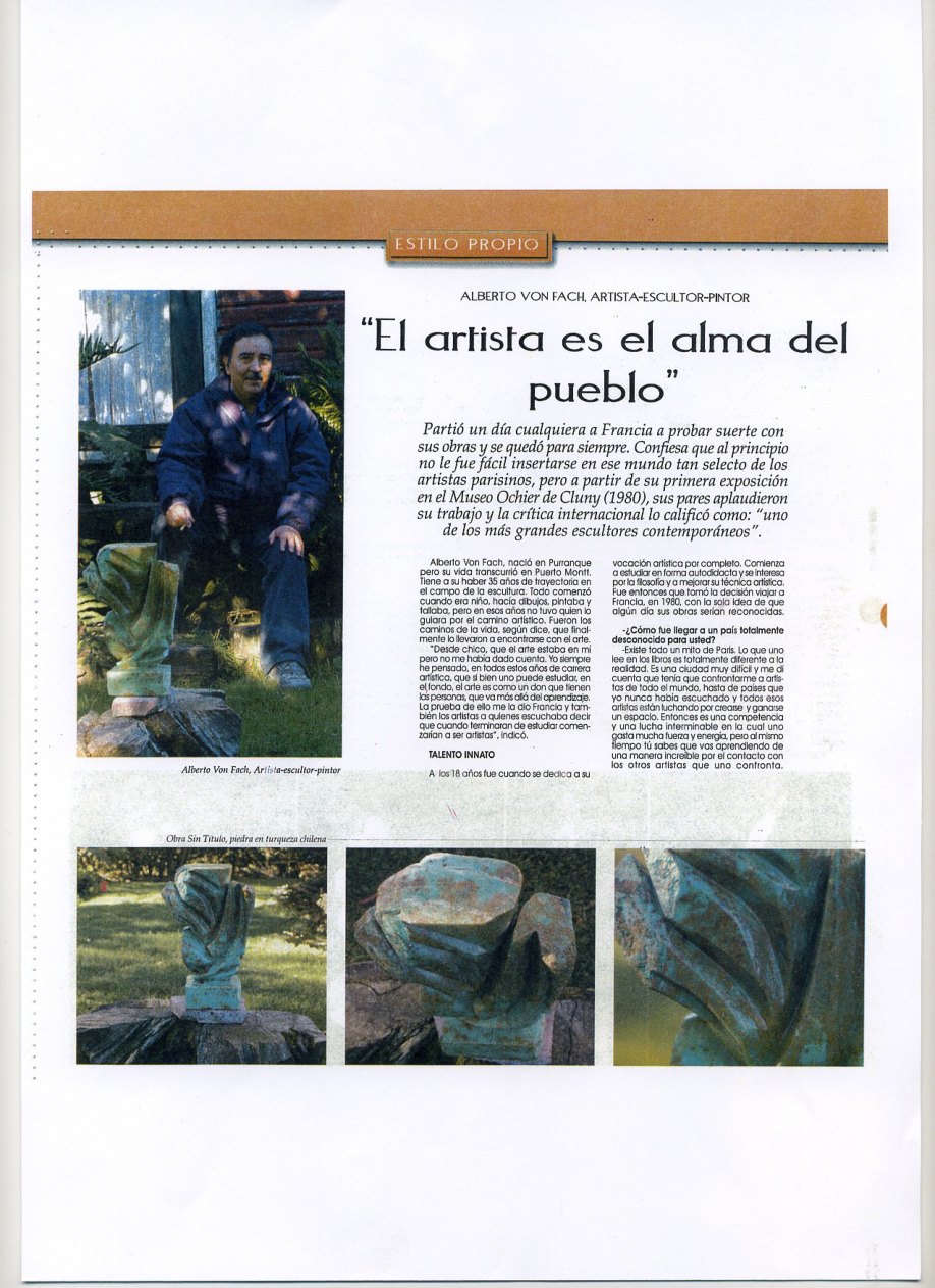 El artista es el alma del pueblo